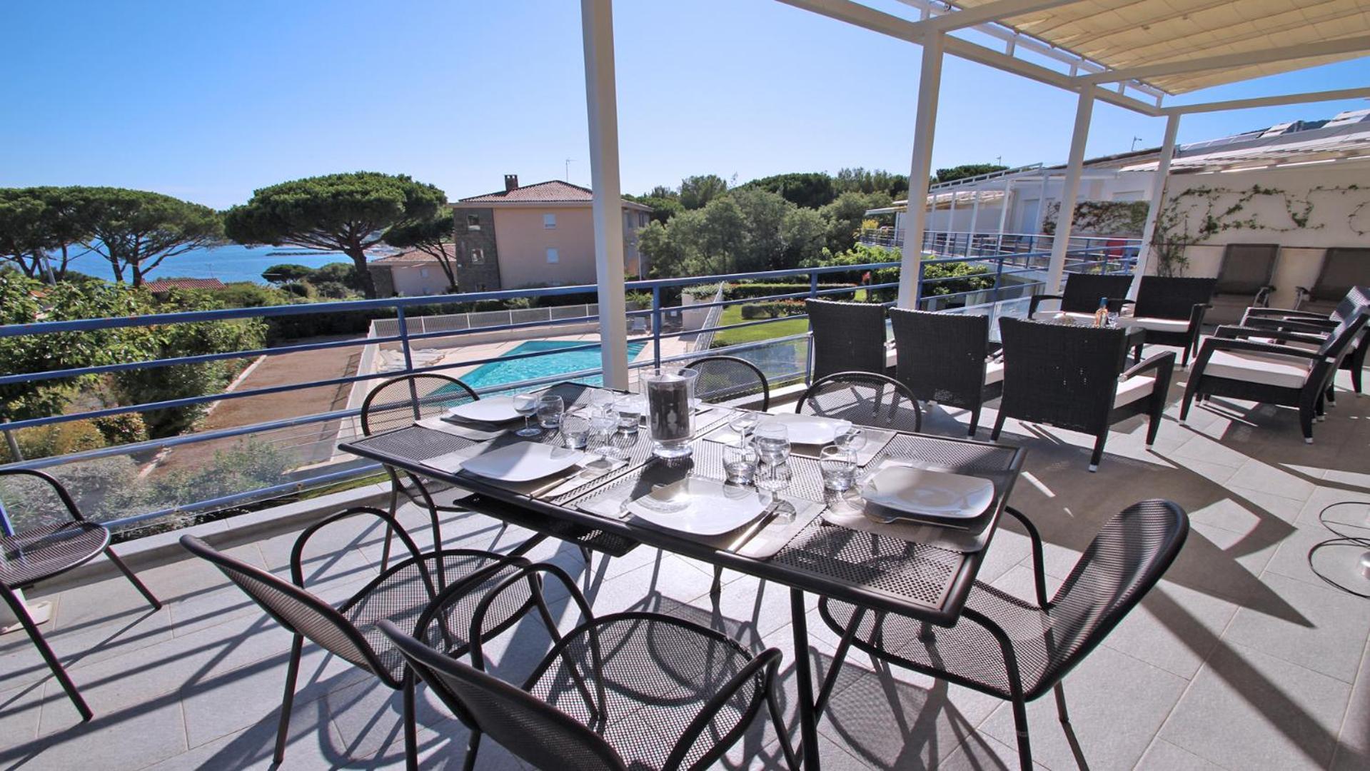 Les Terrasses De La Croisette Apartment Sainte-Maxime Bagian luar foto